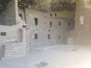Close up of the dwellings.