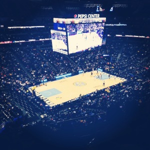 I watched the Nuggets lose from the nosebleeds. 
